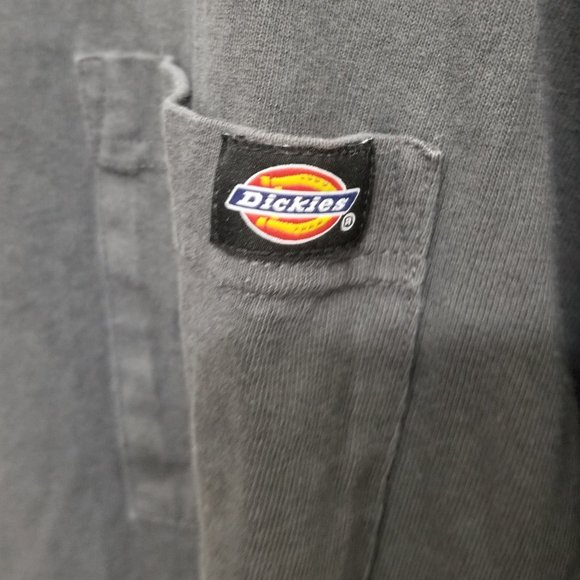 gray 2XLT Dickies men's short sleeve shirt - Picture 2 of 4